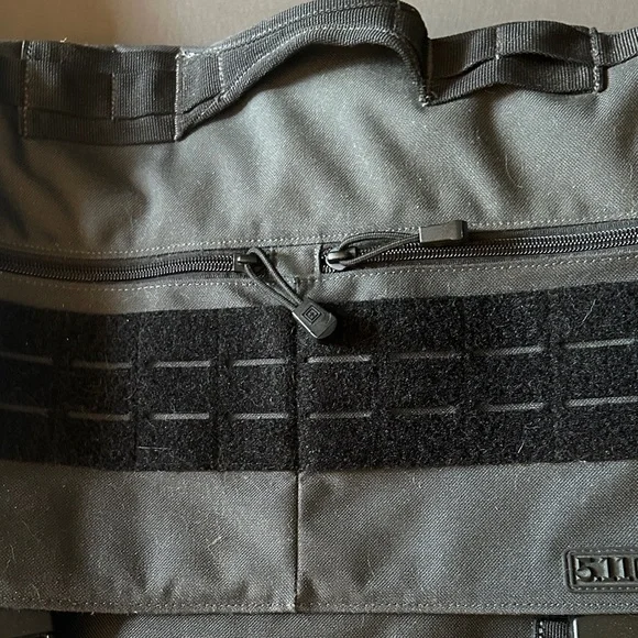 5.11 Tactical Black and Gray Messenger Bag - Picture 2 of 6